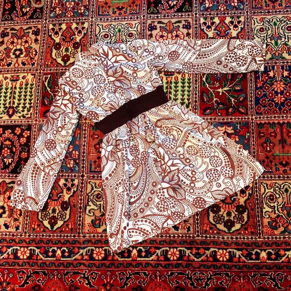 Vintage Vicky Vaughn Paisley Dress - Picture 4 of 4